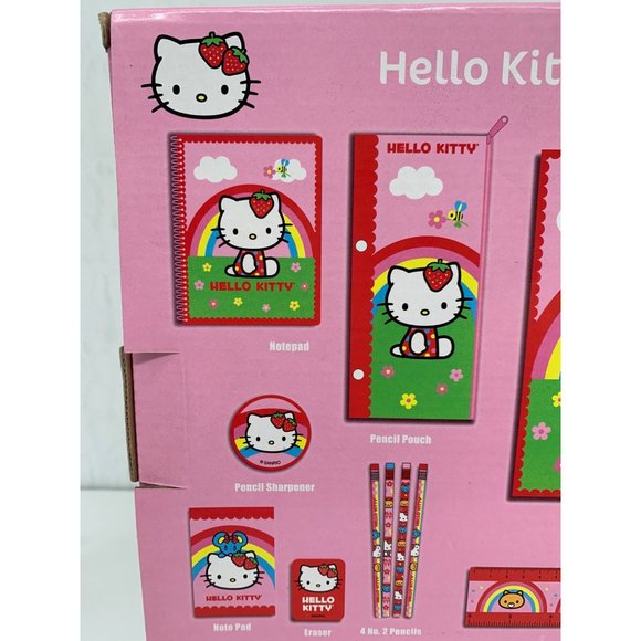 Hello Kitty by Sanrio Stationary Set 40 Pieces with Poster Included NIB - Picture 7 of 12